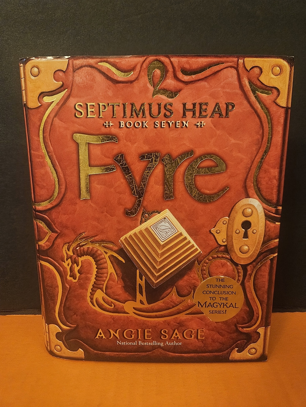 Angie Sage Septimus Heap Book 7: Fyre Hardcover 2013 HarperCollins